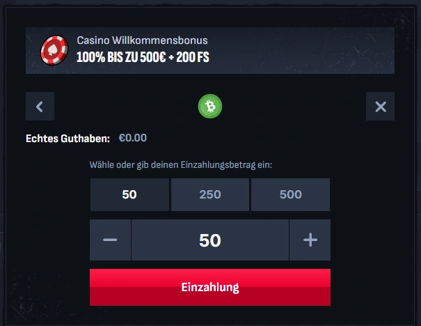 mafiacasino crypto page